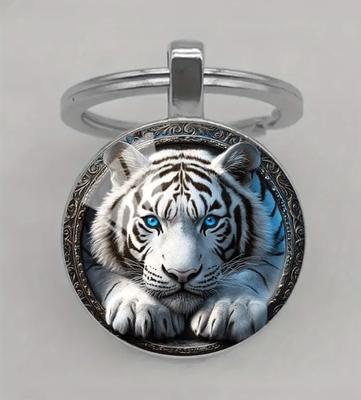 Fashion Alloy Round Keychain Anniversary Gift Accessory