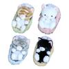 Cute Lifelike Kitten Plush Toy with Sleeping Nest Soft Stuffed Animal Fluffy Cat Doll Fun Desktop