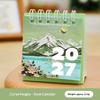 2027 Floral Desk Calendar Small Portable Design Daily Weekly Monthly Pages Home Office School Use Schedule Organizer