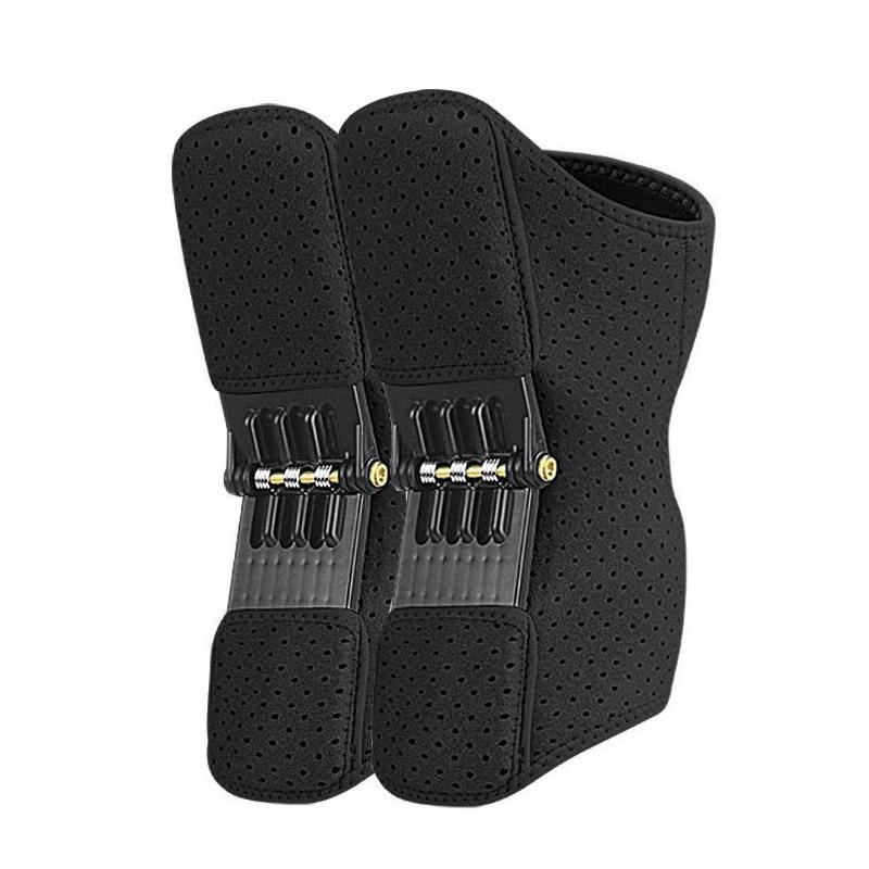 Powerful Rebound Springs Knee Assistive Device Non-Slip Breathable Booster Adjustable Spring Stabilizer Brace Joint Support