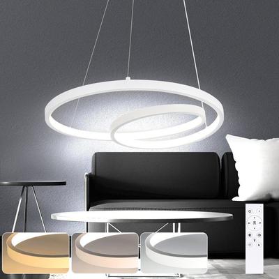LED Suspension - NETTLIFE - 40 Cm - White - Remote Controlled Dimmable - Scandinavian