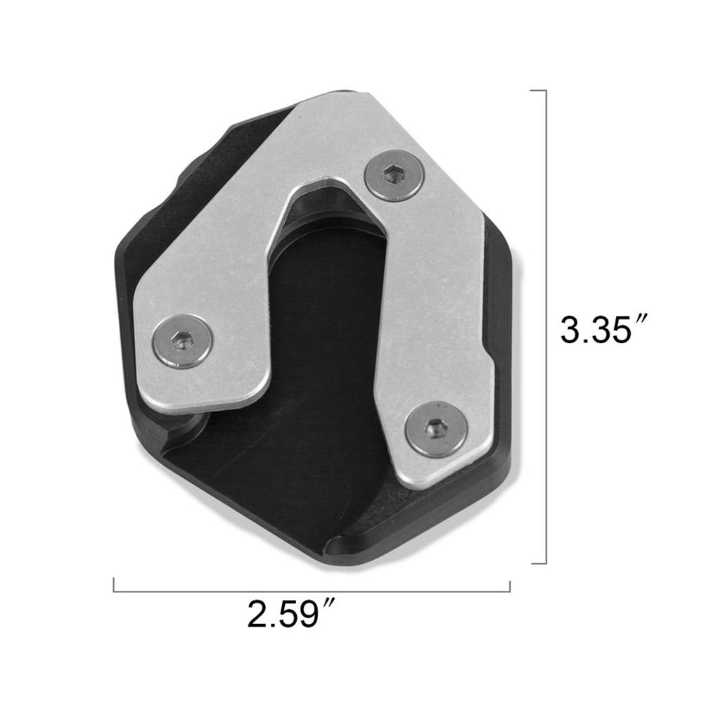 Enlarge Kickstand Side Stand Extension Plate Non Slip Pad Fits for Yamaha MT09 TRACER 900gt