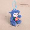Pp Cotton Little Sheep Plush Keychain Fluffy Soft Cartoon Animal Stuffed Doll Comfortable Portable Sheep Plush Keyring