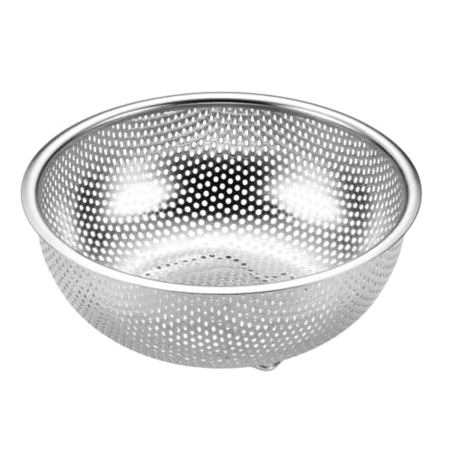 Takagi Stainless Steel Punching Colander, 19cm, Silver, 4907052850125