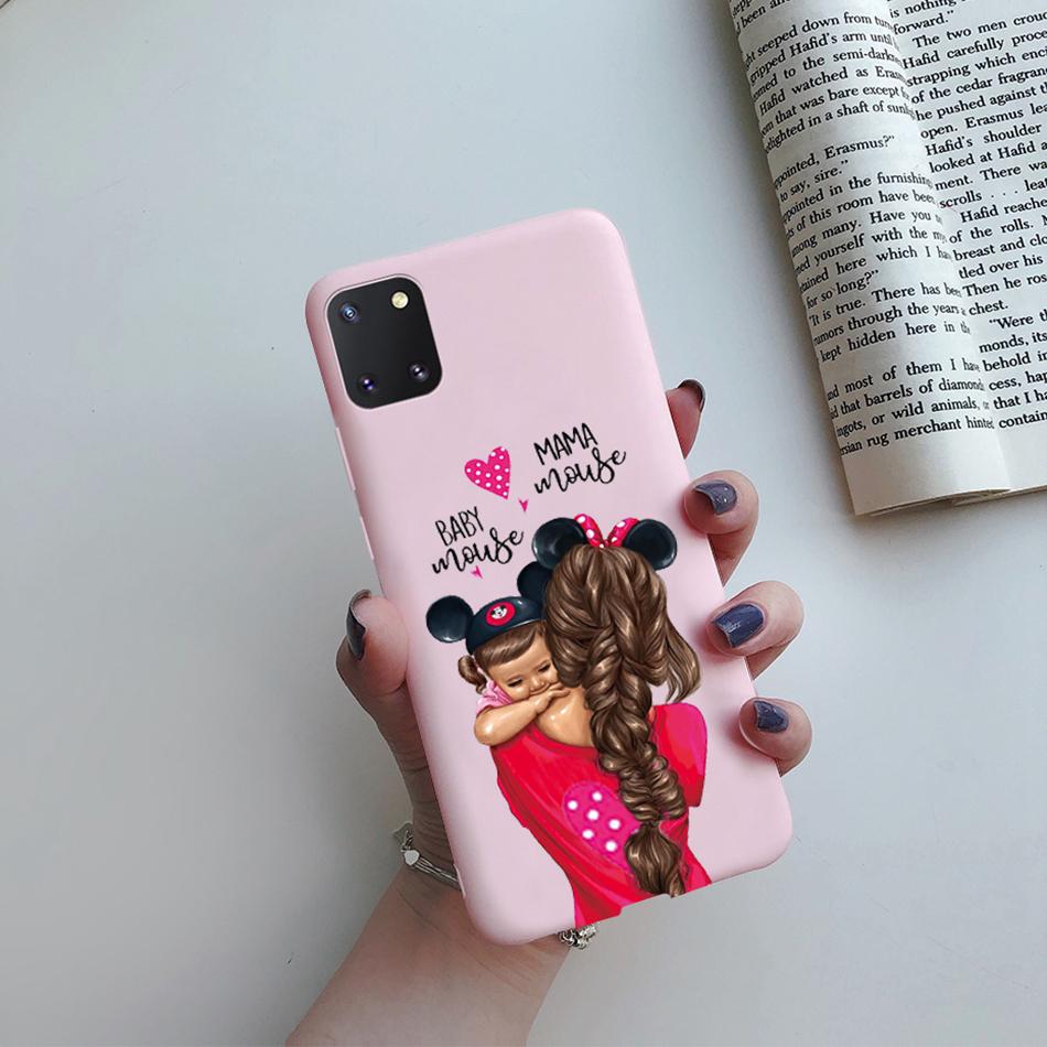 For Samsung Galaxy Note 10 Lite Phone Cover Cute Sweet Girls Patterned Silicone Soft Case For Samsung Note10 Lite S10 Lite Case