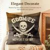 Movie GGoonies Cushion Cover Natural Linen Organic Fabric DoubleSided Printing Sofa Home Decor Gift Pillow Case