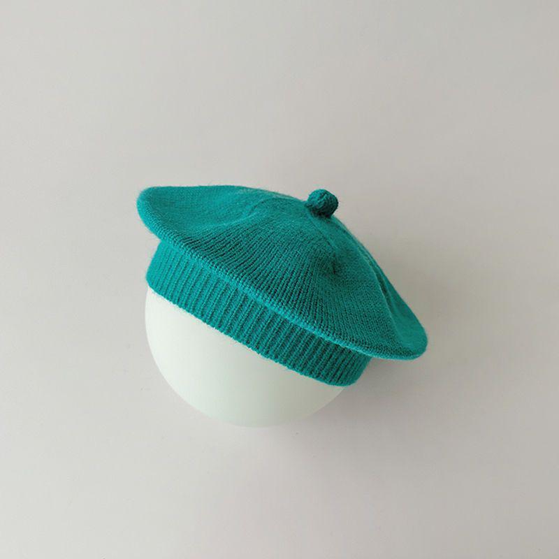 Unisex Wool Knitted Baby Beret - Thin Style for Spring & Autumn