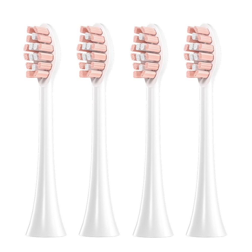 

4 Pcs/Pack Electric Toothbrush Replacement Heads For FLYCO FT7105/FT7106/FT7108/FT7205 Vacuum Packaging With Dust Cover белый