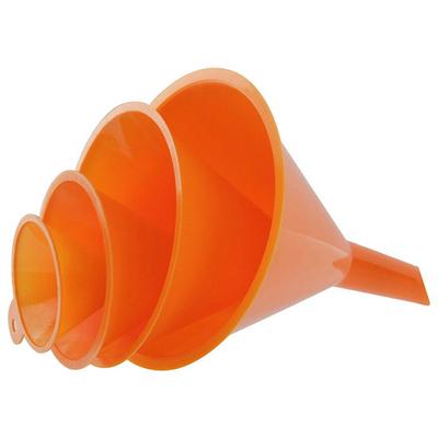 4Pcs/Set Plastic Funnels Pour Oil Fuel Petrol Hopper Kitchen Car Refueling Tool