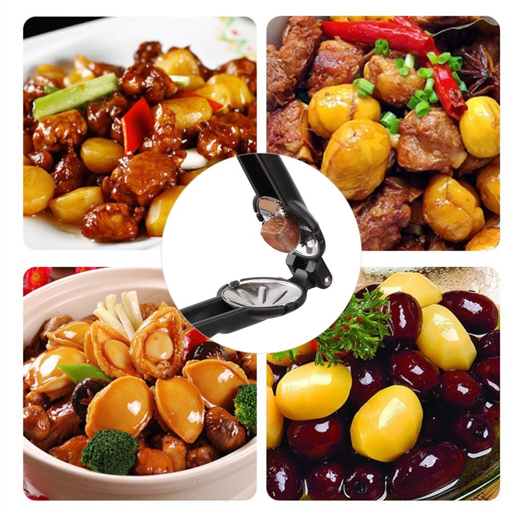 Stainless Steel ABS Chestnut Cutter Tool Non-Slip Grip Chestnut Opener Tool Nut Shelling