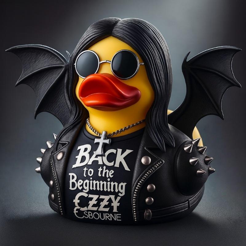 

Оззи Осборн Back to the Beginning Резиновая уточка 1 шт. Милая Коллекционная Фигурка для Декора Дома Сувенир Подарок для Фанатов