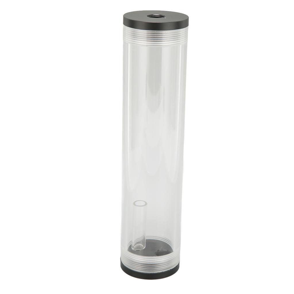 Water Cooling Tank 50mm Diameter G1 4 Thread Acrylic CPU Water Cooler Kits with L Shaped Buckle Screws for PC Computer