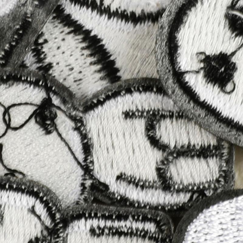 7 Pcs Cartoon Alien Head Embroidered Patches Iron On Patches Lovely Clothing Patches Sewing Patches for Clothes Bag