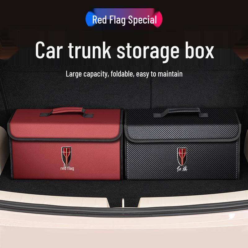 Hongqi Car Trunk Storage Organizer for HS5, HS7, H5, H7, EHS3, HS9, H9 Models
