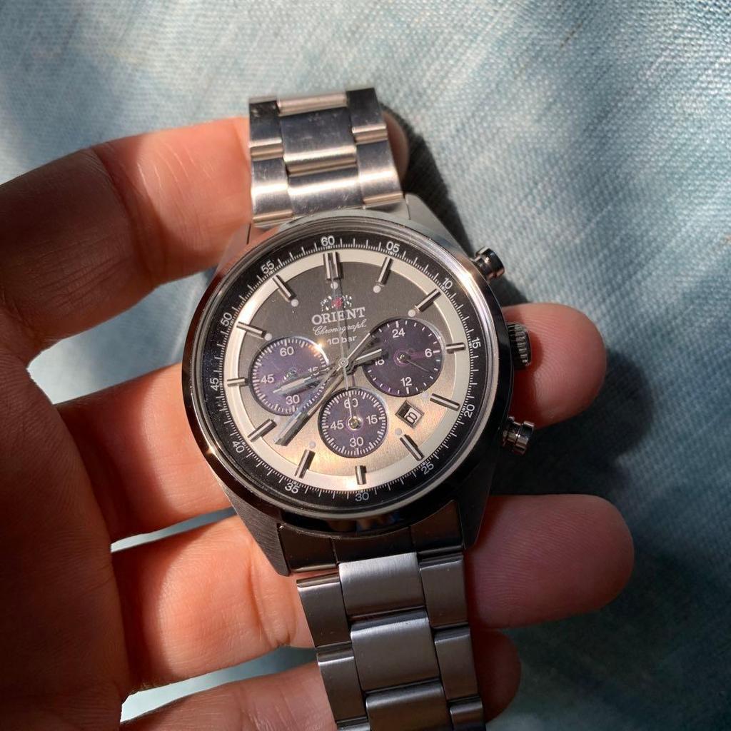 Used Orient Solar Chronograph New