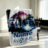 Coperta Stampata con Avatar Personalizzato e Nome Personalizzato, Decorazione per la Casa, Camera da Letto, Divano, Campeggio, Divanetto, Regali per Compleanno Natale