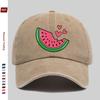 pc Watermelon Print Baseball Cap Sun Hat Suitable for SpringSummer Travel Comfortable and Lightweight Adjustable Snapback S