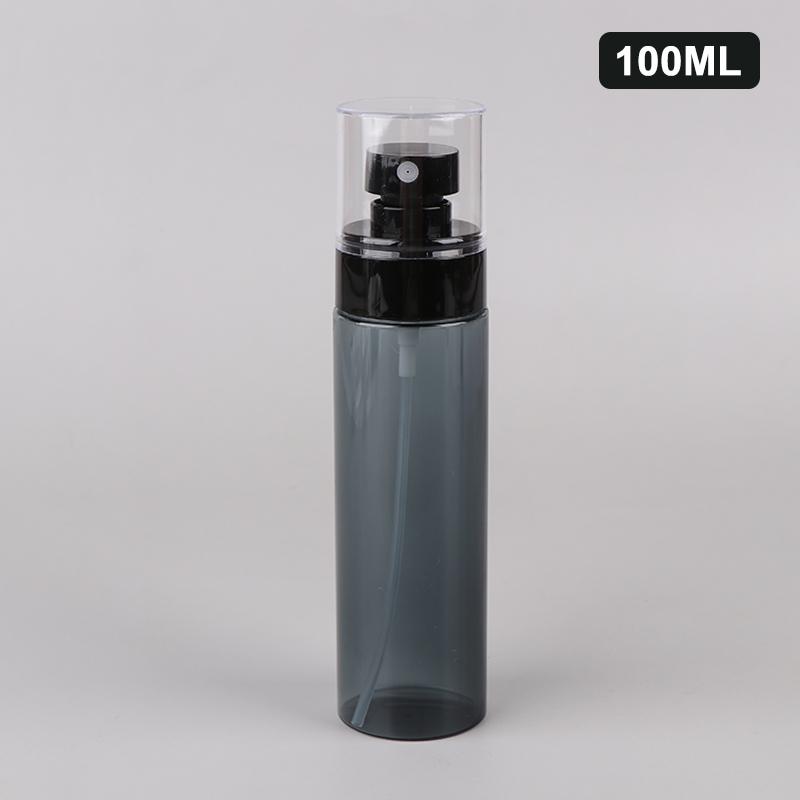 

30/60/100/120Ml Spray Bottle Travel Dispenser Empty Transparent/Black Makeup Alcohol Ultra-Fine Mist Face Hydration Portable 100ml чёрный