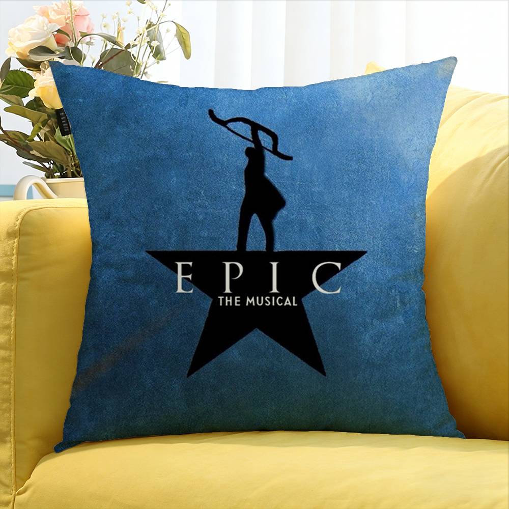 E-Epic The Musical World Various Sizes Square Pillow Case For Car Home Bedchamber Decor