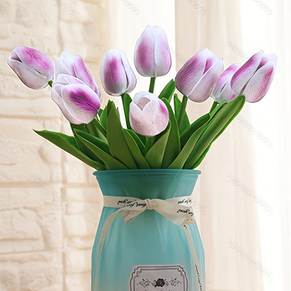 Tulip Artificial Flowers for Home Decoration, Lifelike Plant Displays, Perfect for Anniversary Living Room Decor