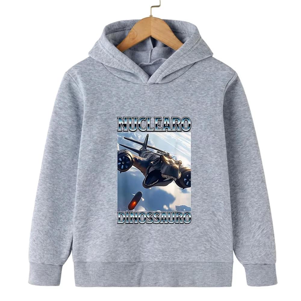 Italian Brainrot Character 2d Children s Hooded Sweatshirt Autumn and Winter Warm Boys and Girls Warm Sweatshirt Fun Fashionable S