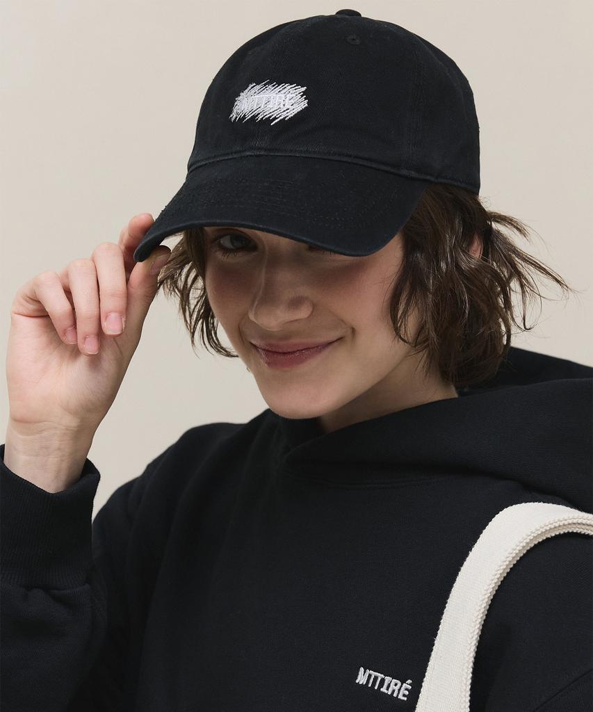 Matile Washing Stichi Logo Cap / Black