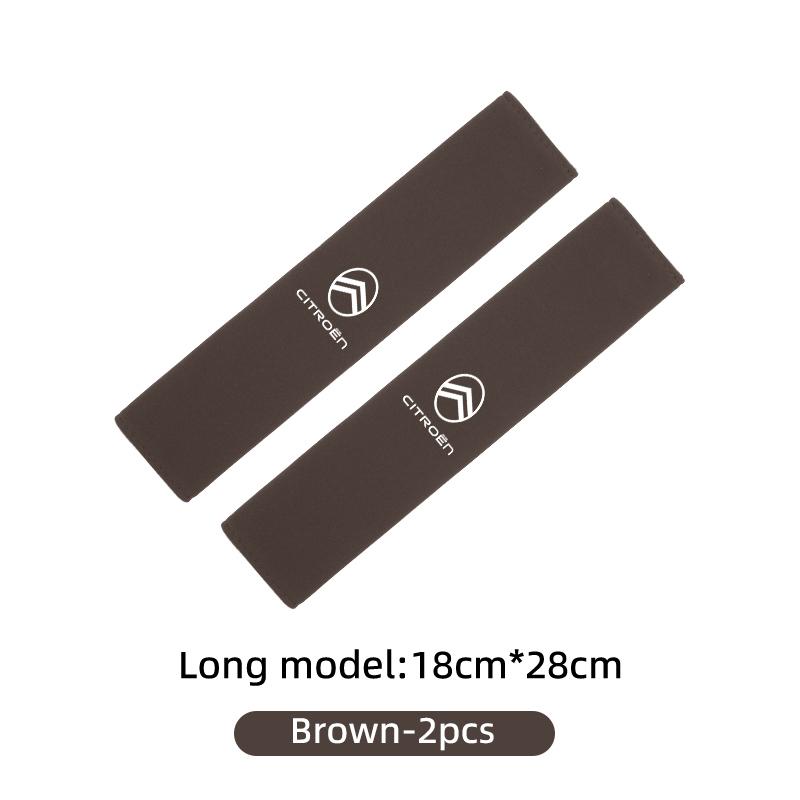 Suede Car Styling Seat Belt Shoulder Protective Cover Accessories For Citroen C4 C3 C5 C1 C2 C6 VTS C4L DS3 DS4 DS5 Grand