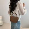 Trendy Street Style Saddle Bag For Women Fashionable 2023 Summer Pu Handbag