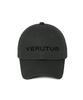 VERUTUM Front Logo Bio-Washed Charcoal Ball Cap