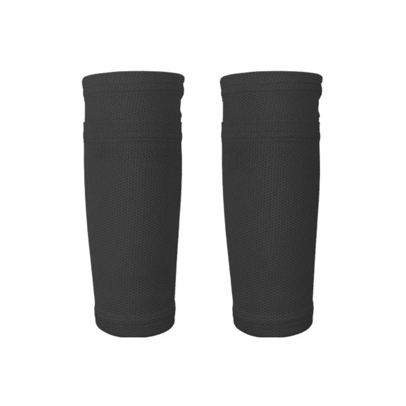 1Pair Soccer Shin Guard Football Crashproof Calf Protector Nylon Leg Sleeves Sock Shin Protector Featuring Pocket Training Protection