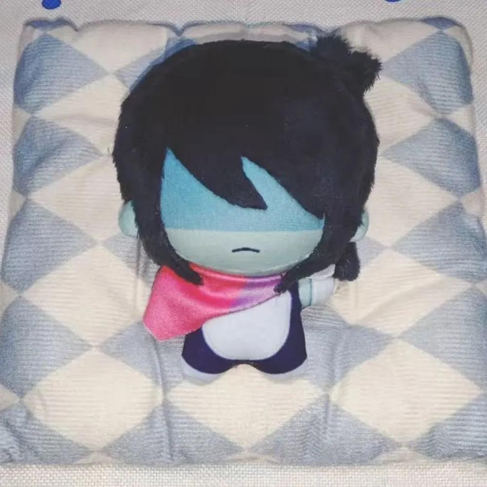 

10cm DELTARUNE Kris Plush Dolls Pendant Mini Kris Printed Stuffed Backpack Toys for Fans Collect Birthday Gifts 10CM