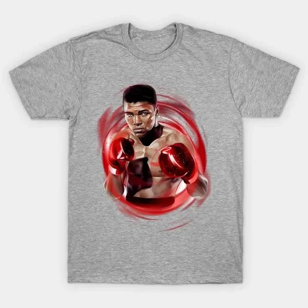 

Legendary Boxing Muhammad Ali TShirt 100 Cotton ONeck Summer Short Sleeve Casual Mens Tshirt Size S3XL S
