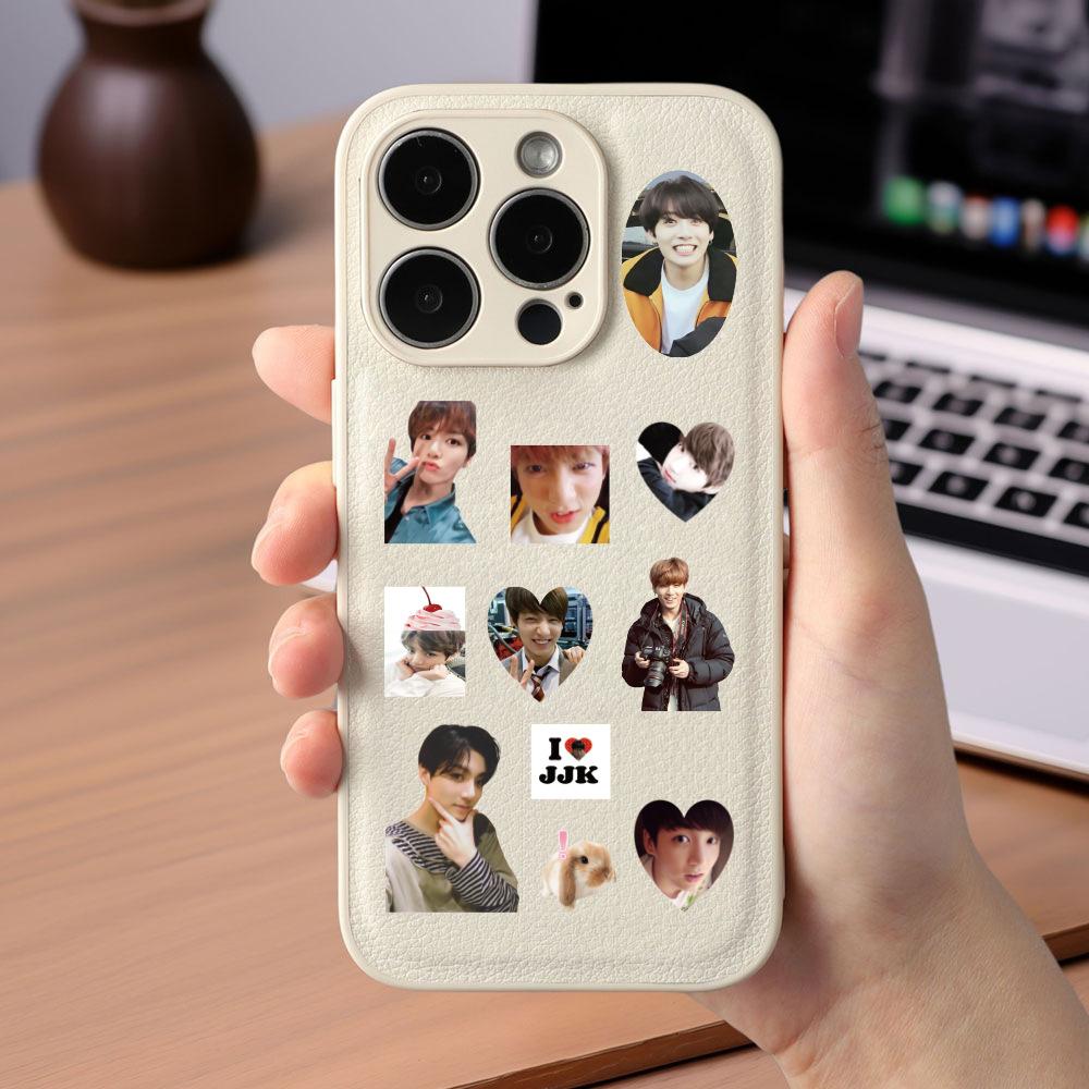 8pcs Jungkook (BTS) stickers, K-pop idol merchandise, package materials, phone stickers