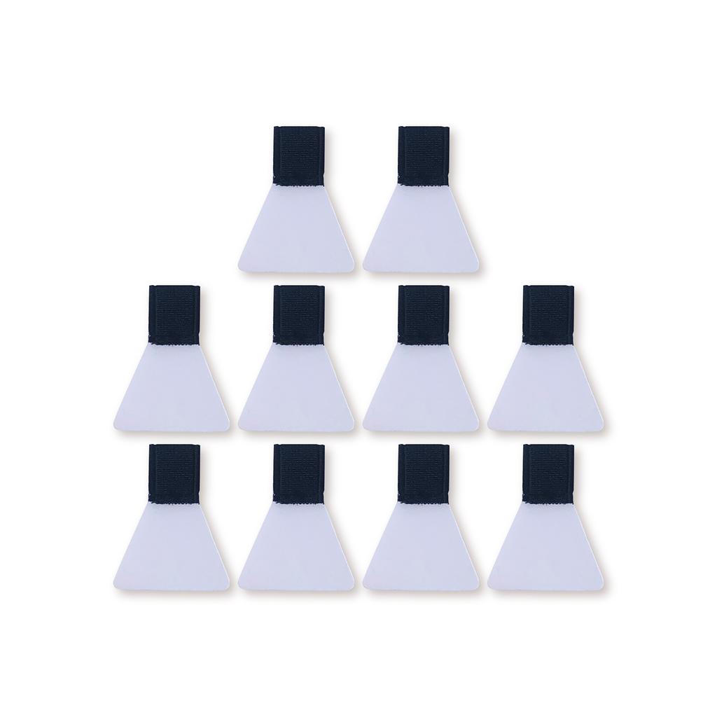 10er-Pack elastischer Stiftschlaufenhalter, selbstklebender PU-Leder-Clip, Bleistifthalter für Notizbücher, Zeitschriften, Planer