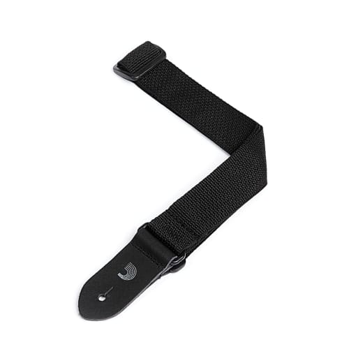 D'Addario PWSUKE300 Poly Pro Small Instrument Strap - Black