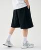 Arrayed Comfy Inverted Pleated Sweat Half Pants [Green]