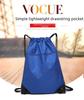 Benutzerdefinierter Nylon Leichter Einfarbiger Kordelzug Sportrucksack