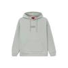 Li Ning Lingzhi Series Logo Print Loose Hoodie Men Hoodies Gray AWDRF51-4
