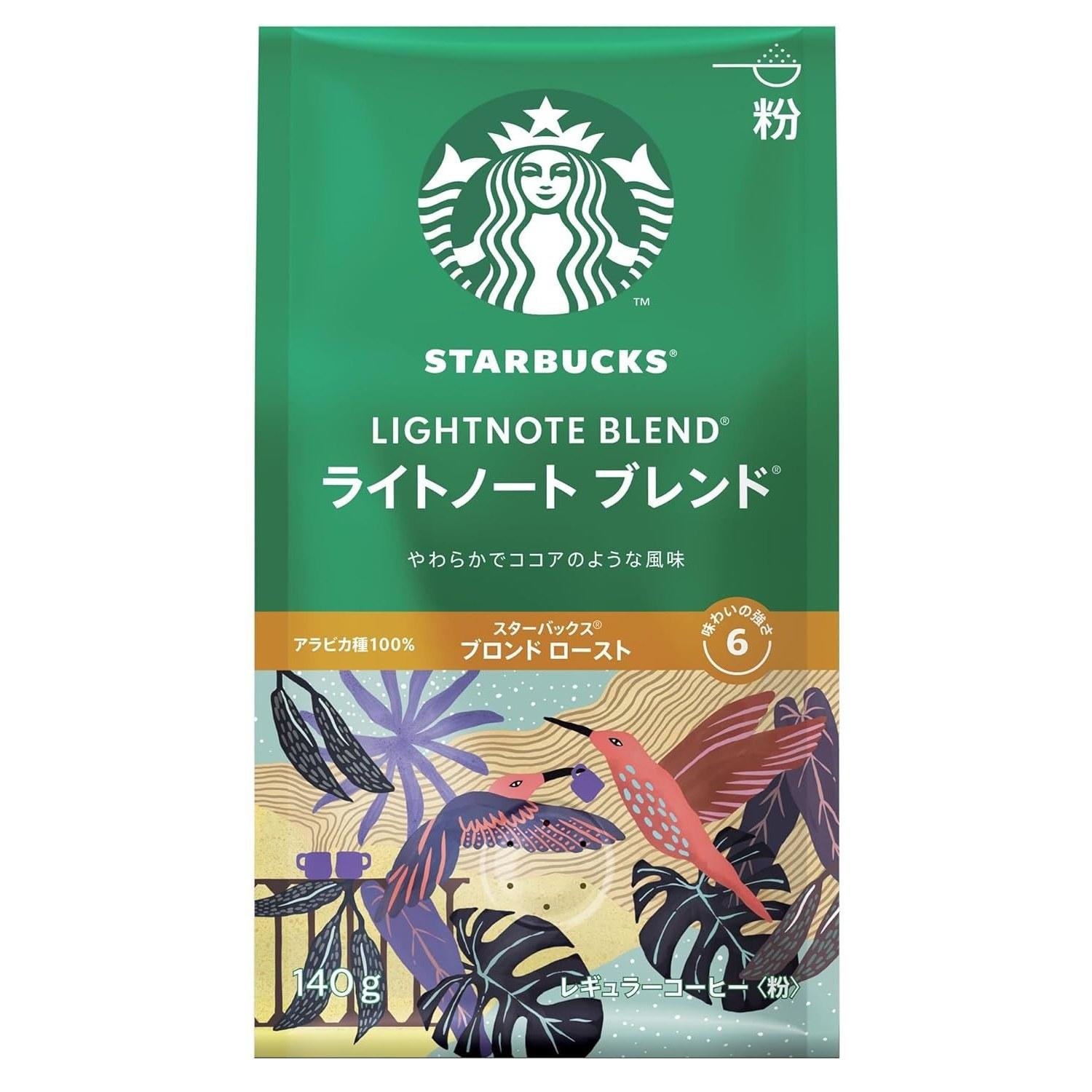 Starbucks Regular Coffee Powder Light Note Blend 140g bag Blonde Roast