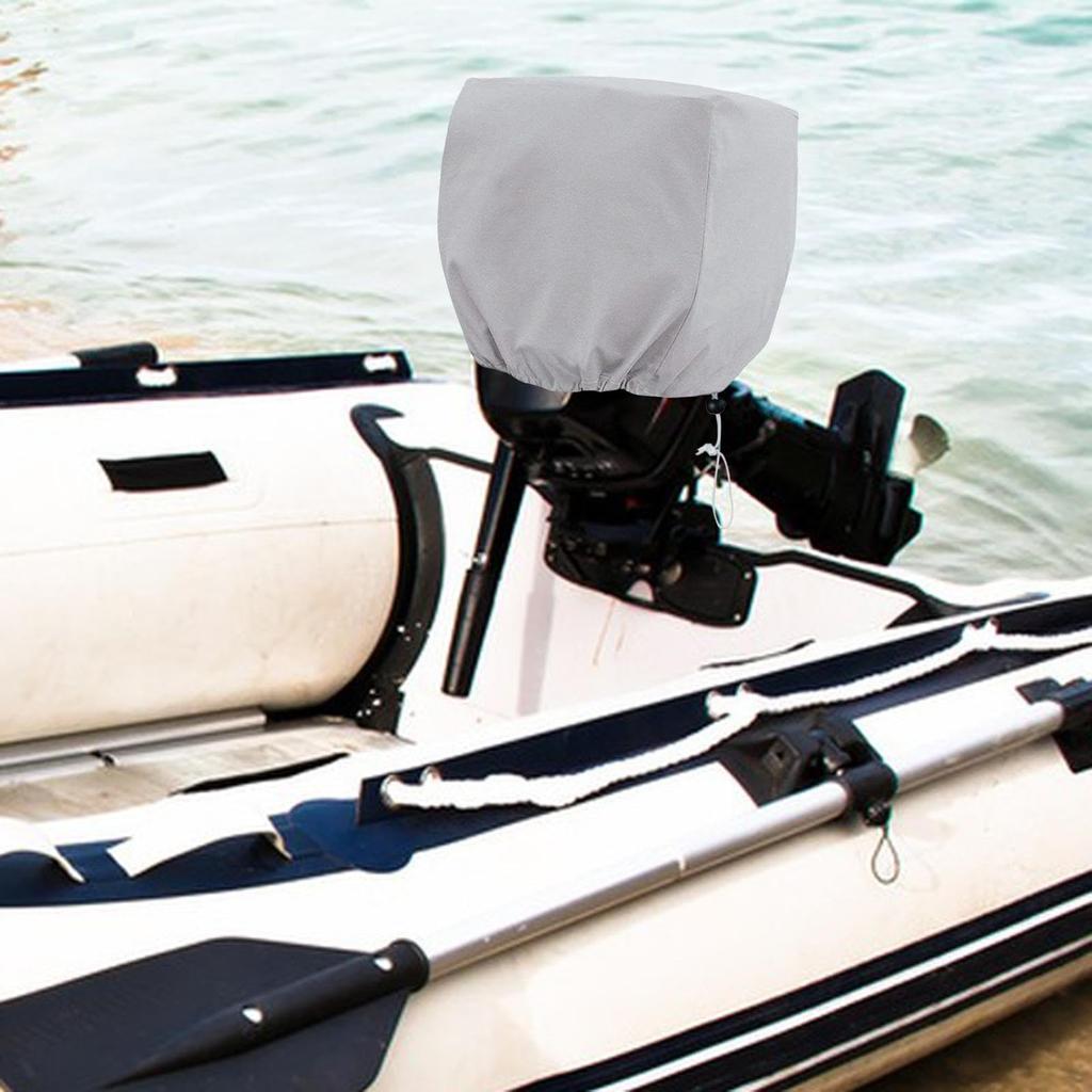 Vsenkes Boat Outboard Motor Cover Boat Engine Cover Rugged Dustproof