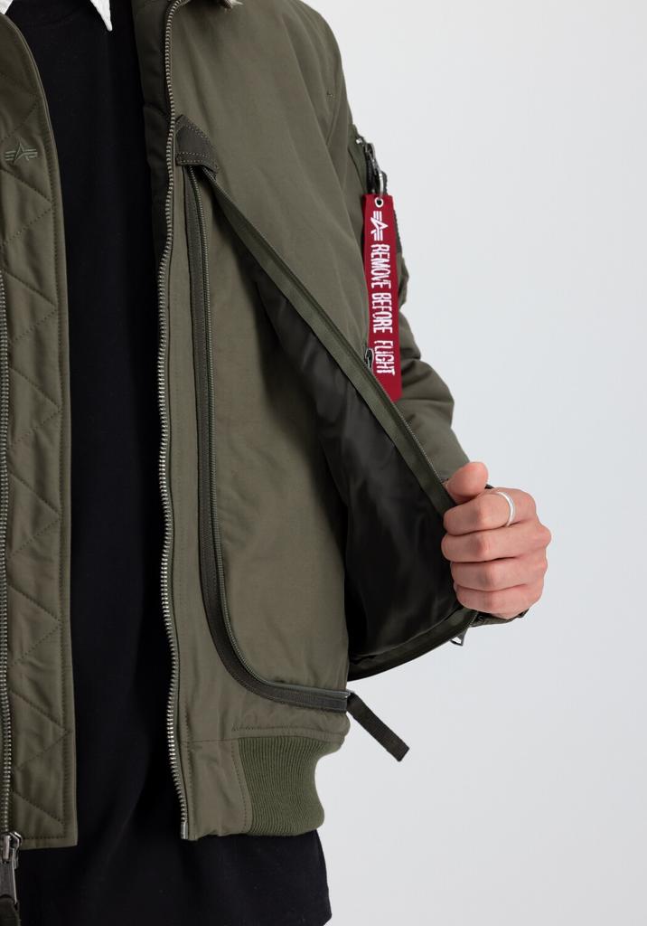 Зимняя куртка Alpha Industries Da-3 Bomber Jacket (148128) зеленый
