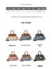 2025 Damen Color-Block Denim-Tragetasche und Kelly-Tasche zum Umhängen