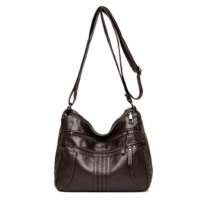 Women's Bag Crossbody Bag Fashionable and Versatile Multi-layer Women's Middle-aged Mother Shoulder Bag