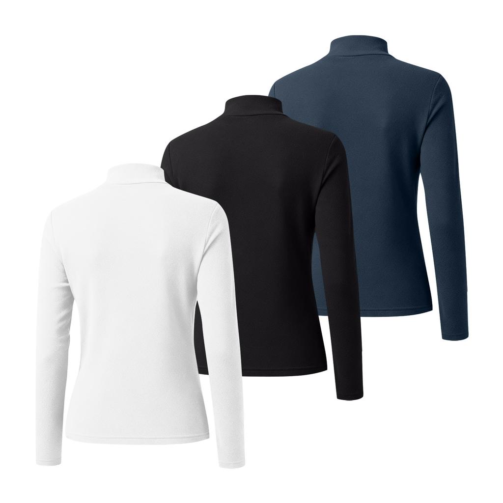 Women's Winter German Velvet Long Sleeve T-shirt Warm Bottom  Top