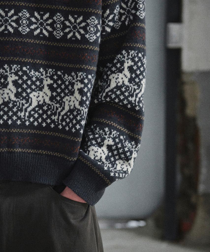 GLW Classic Nordic Knit Charcoal
