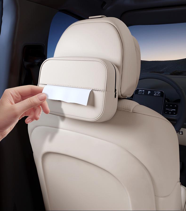 Nissan N6 Car Seat Tissue Box - 26 Model Compatible Interior Hanging Accessory