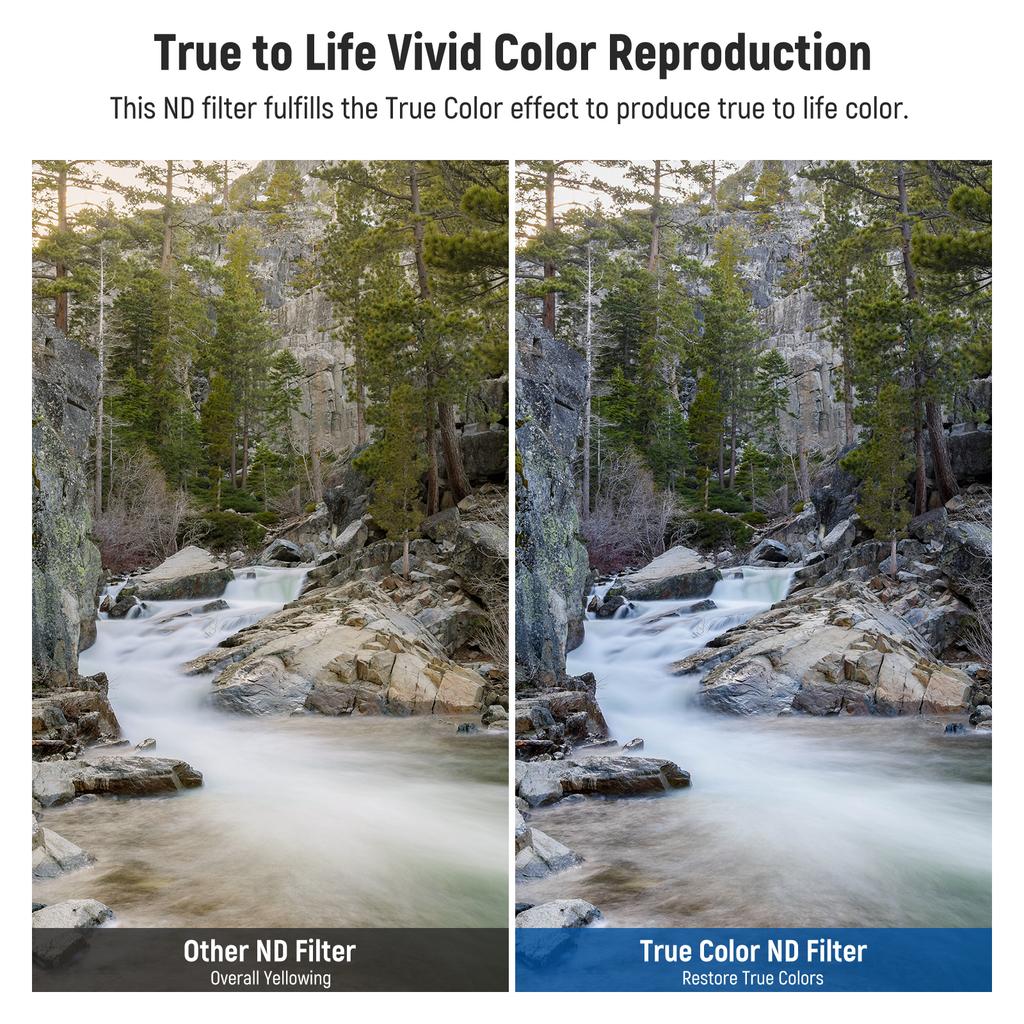 NEEWER True Colors Variable ND Filter ND2-ND32 & CPL, 2 In 1 Adjustable Neutral Density and Circular Polarizing Filter