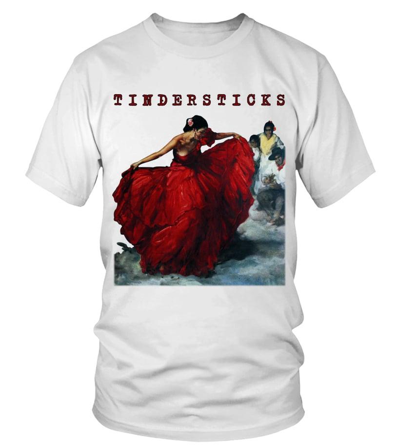 Tindersticks - Tindersticks Short Sleeve Cotton White All Size  OM356 Unisex T-Shirt S