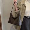 PU Shoulder Bag Women Fashion Hobo Bag With Minimalist Design Soft Texture Handbag Everyday Use