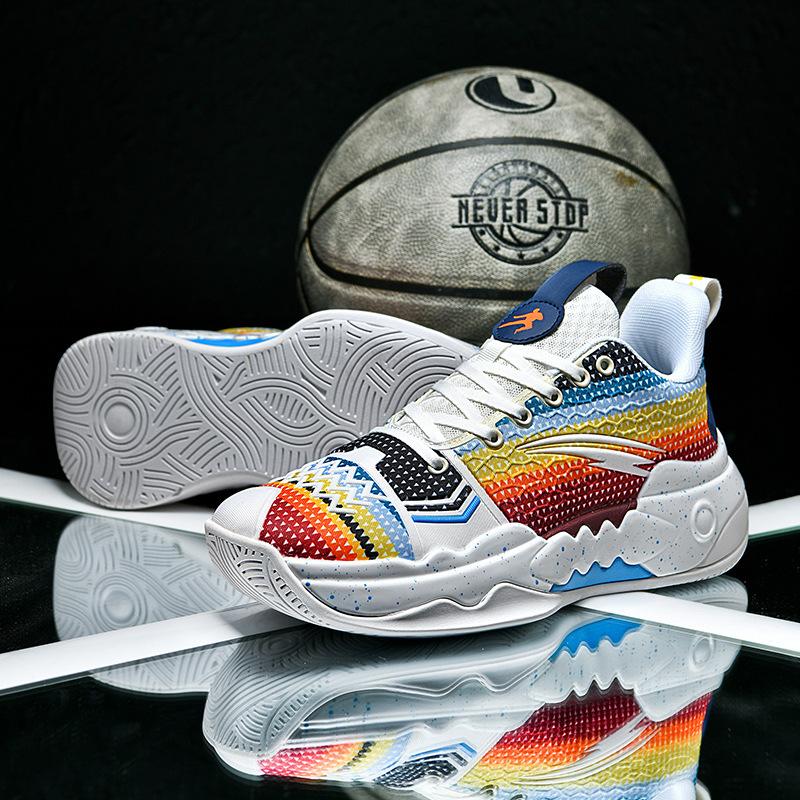 

2025 autumn new high-quality basketball team training game special non-slip wear-resistant mesh basketball shoes 44